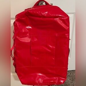 Calpak Glossy Red Backpack for Men